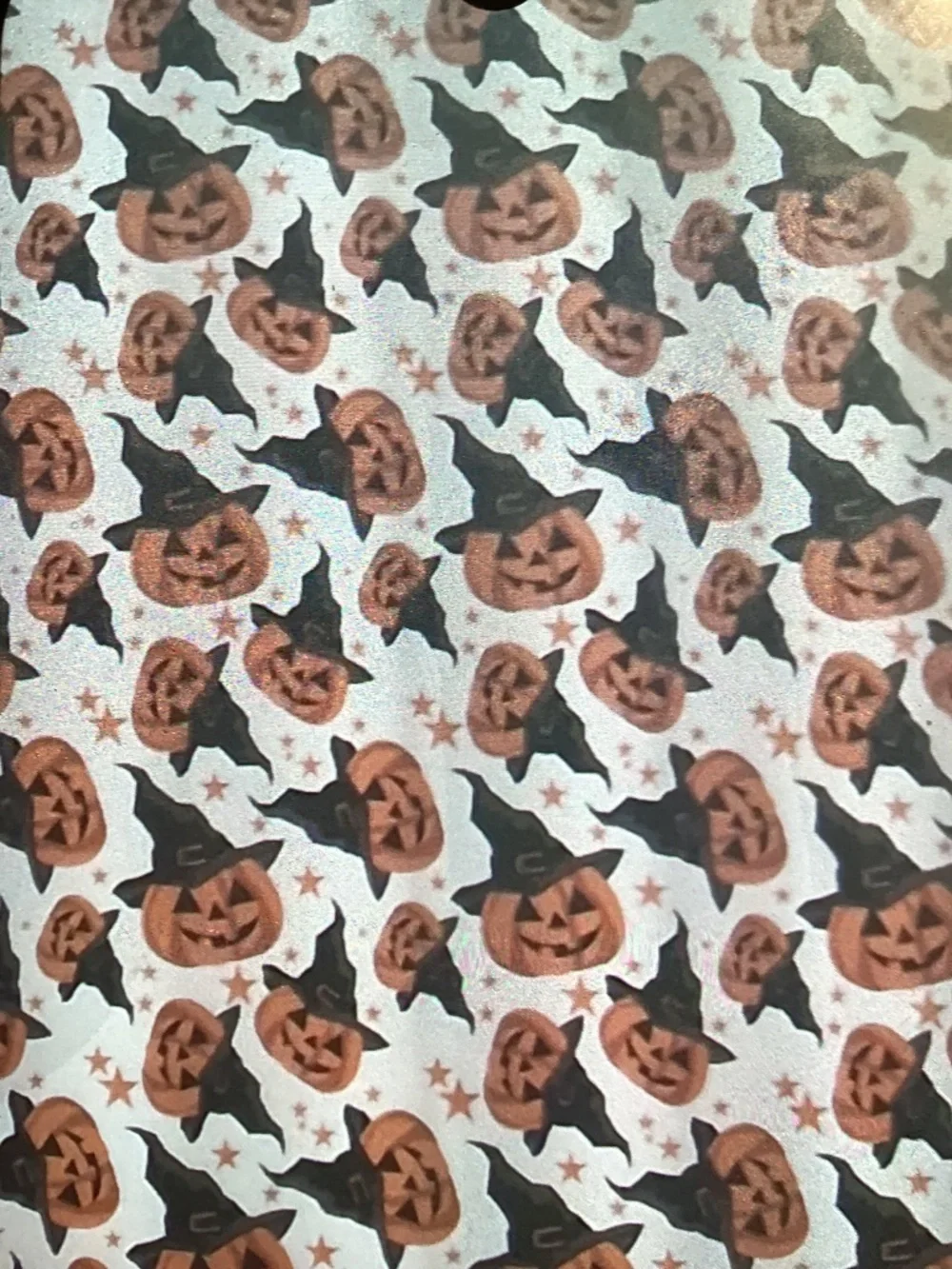 New Halloween Shower Curtain Set with Hooks- jack o lanterns
